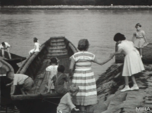 Image d'archives représentant une scène de baignade